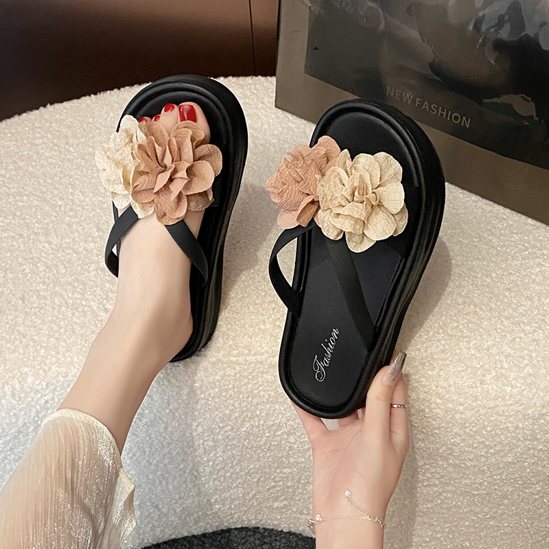 İki Renkli Çiçekli Platform Sa - Korean Lifestyle Aesthetic incelemesi ve fiyatı