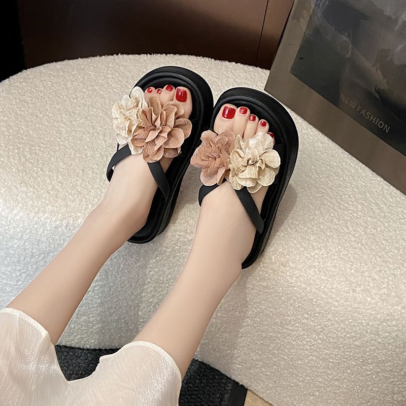 İki Renkli Çiçekli Platform Sa - Korean Lifestyle Aesthetic incelemesi ve fiyatı