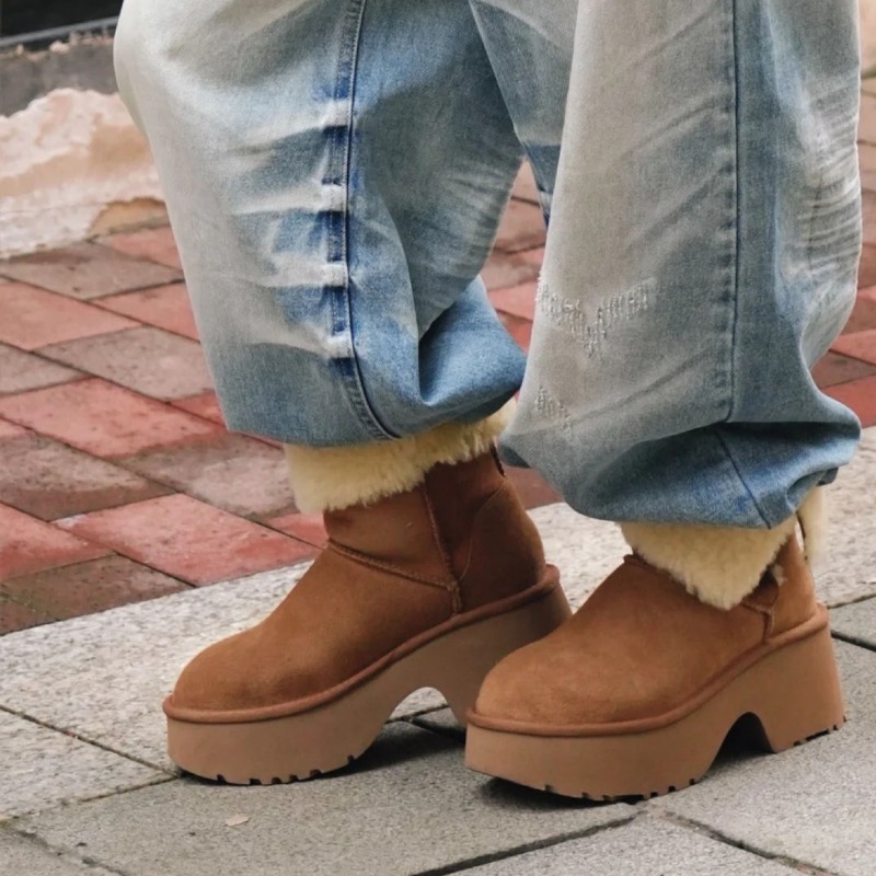 Kadın Kar Botları Moda Süet Gü - Korean Lifestyle Aesthetic incelemesi ve fiyatı